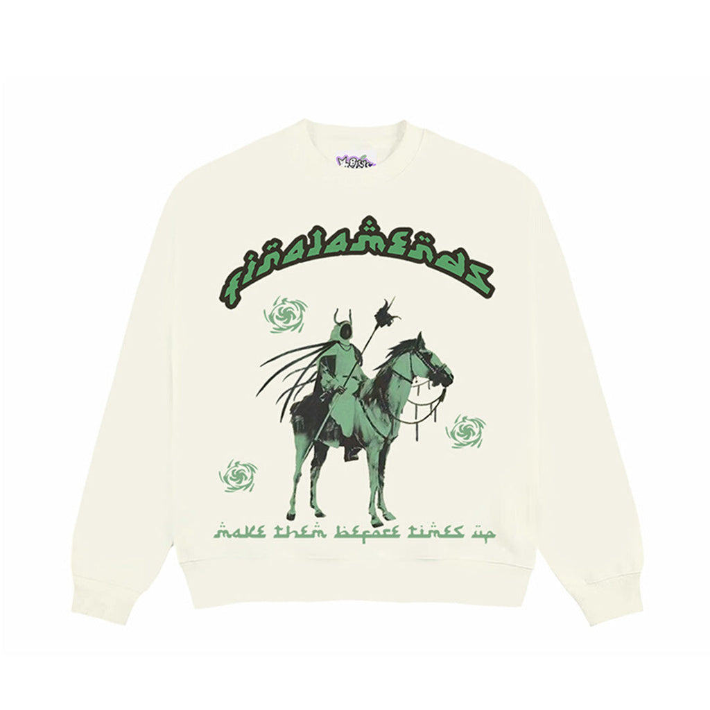 F3F Select Knight Letter Print Sweatshirts