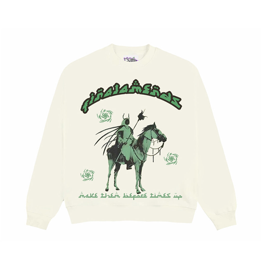 F3F Select Knight Letter Print Sweatshirts