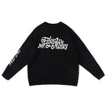 MEDM Flower Font Logo Knit Sweater