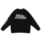 MEDM Flower Font Logo Knit Sweater