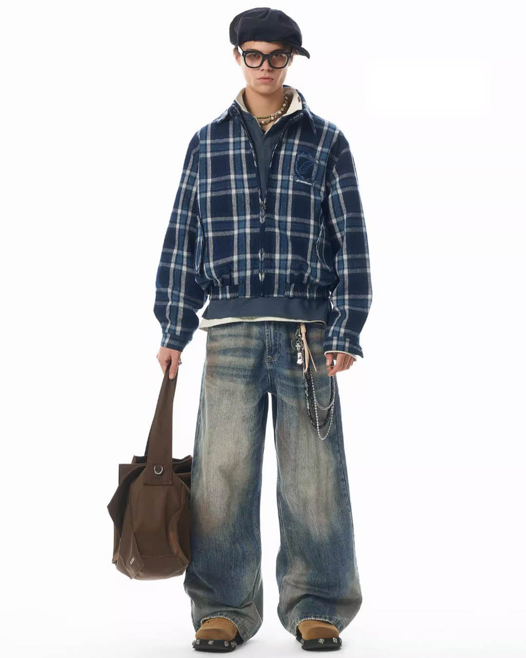 JHYQ Short Plaid Jacket