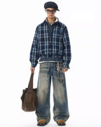 JHYQ Short Plaid Jacket