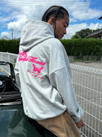MEDM Neon Embroidered Butterfly Hoodie