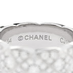 18K White Gold Diamond Small Coco Crush Full Paved Ring 54 7