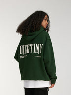 DICETINY Basic Back Logo Print Hoodie