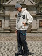 Small Town Kid Lace Peace Dove Hoodie