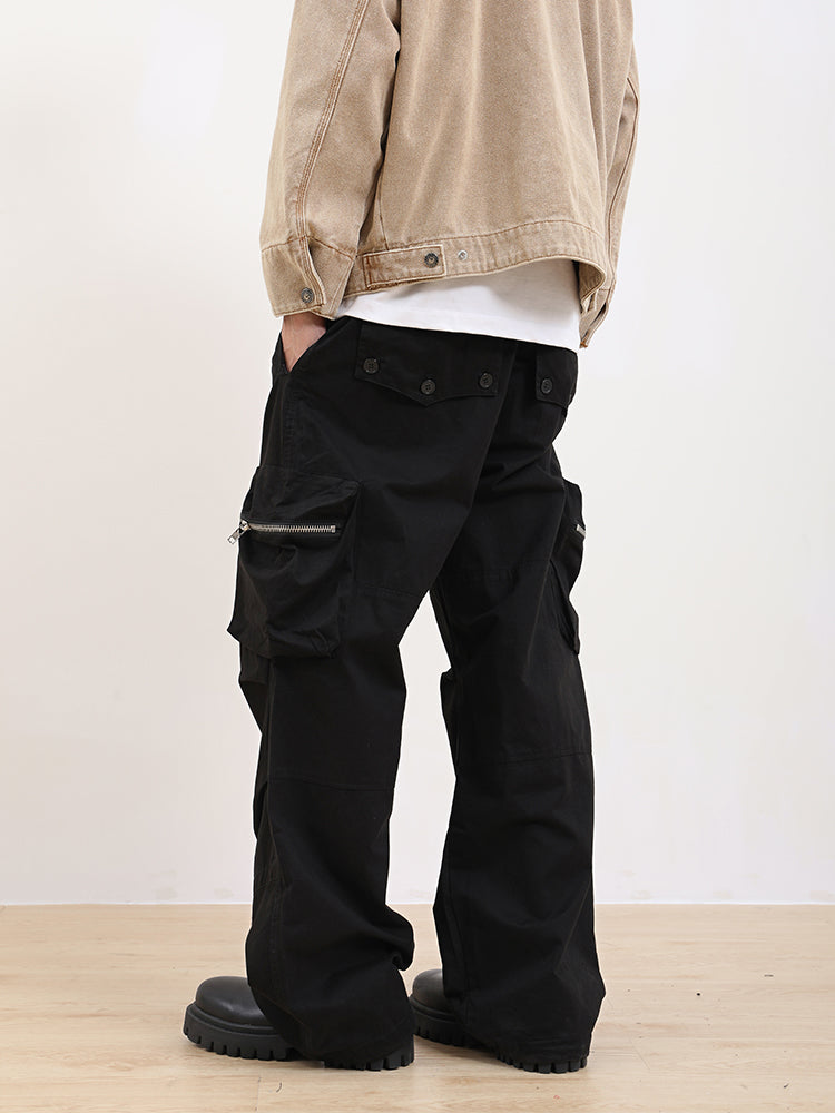 F3F Select 3D Pockets Wide Legged Paratrooper Work Pants