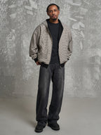 F3F Select Reversible Plaid Zip Up Hoodie