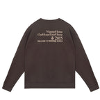 Wassup House Earth Planting Printed Embroidery Sweatshirt