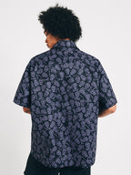 ANTIDOTE Skull Print Short Sleeve Shirt