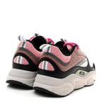 Technical Mesh Calfskin Womens B22 Sneakers 40 Red