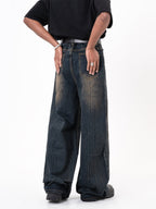 F3F Select Heavyweight Mid Waist Dark Blue Jeans