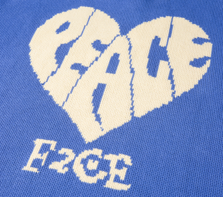 F2CE Love Heart LOGO Knit Sweater