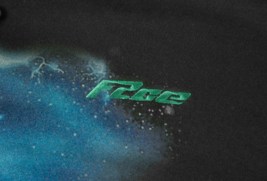 F2CE Retro Vintage Print Polo Sweatshirts