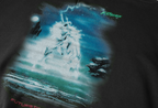 F2CE Retro Vintage Print Polo Sweatshirts