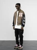 Harsh and Cruel New Century Embroidered Varsity Jacket