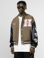 Harsh and Cruel New Century Embroidered Varsity Jacket