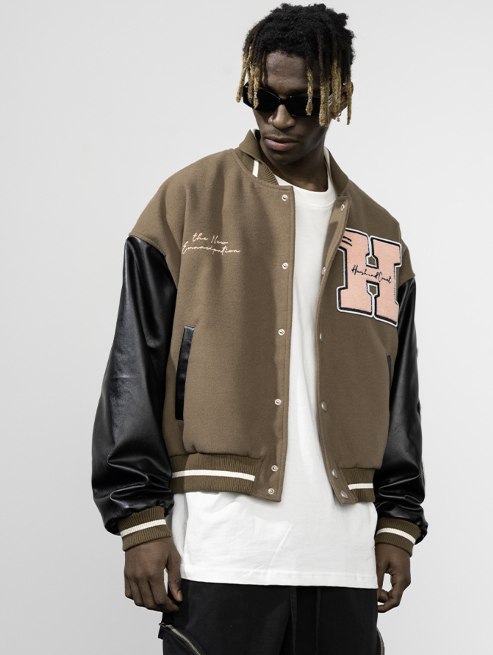 Harsh and Cruel New Century Embroidered Varsity Jacket