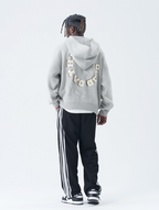 Harsh and Cruel Circular 3D LOGO Hoodie Knit Sweater