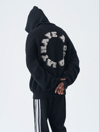 Harsh and Cruel Circular 3D LOGO Hoodie Knit Sweater