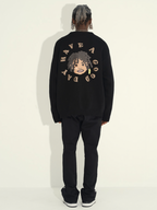 Harsh and Cruel Hand-Painted Kids Circular 3D LOGO Knit Sweater