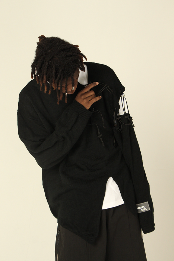 Harsh and Cruel Destruction Knit Sweater