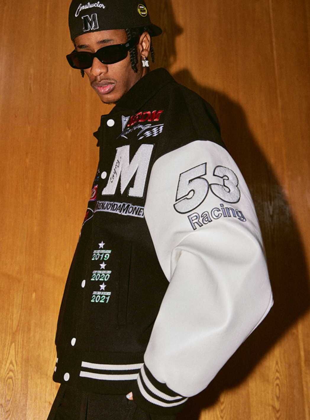 MEDM Record Holder Anniversary Embroidered Varsity Jacket