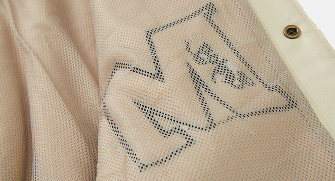 MEDM Logo Letters Embroidered Sherpa Fleece Boa Jacket