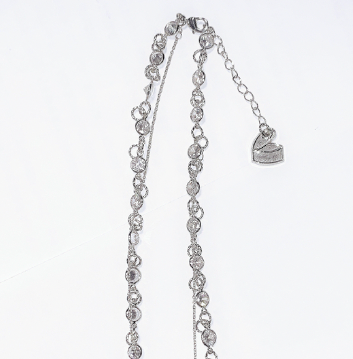 NboStore Zirconia Daisy couple Necklace