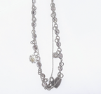 NboStore Zirconia Daisy couple Necklace