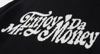 MEDM Flower Font Logo Knit Sweater
