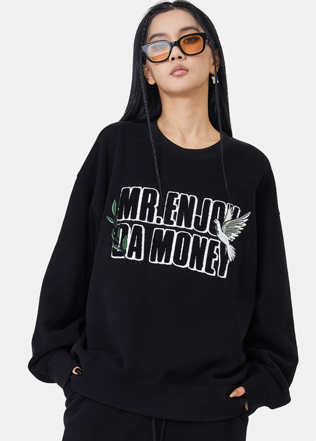 MEDM Three Dimensional Embroidery Sweatshirts