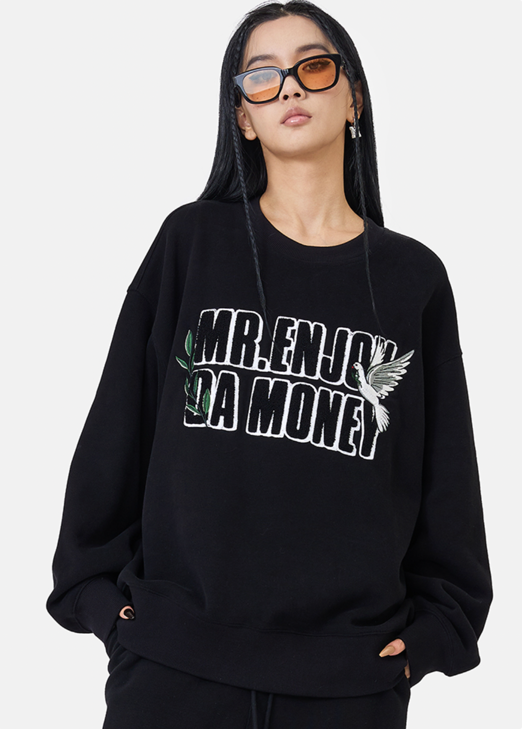 MEDM Three Dimensional Embroidery Sweatshirts