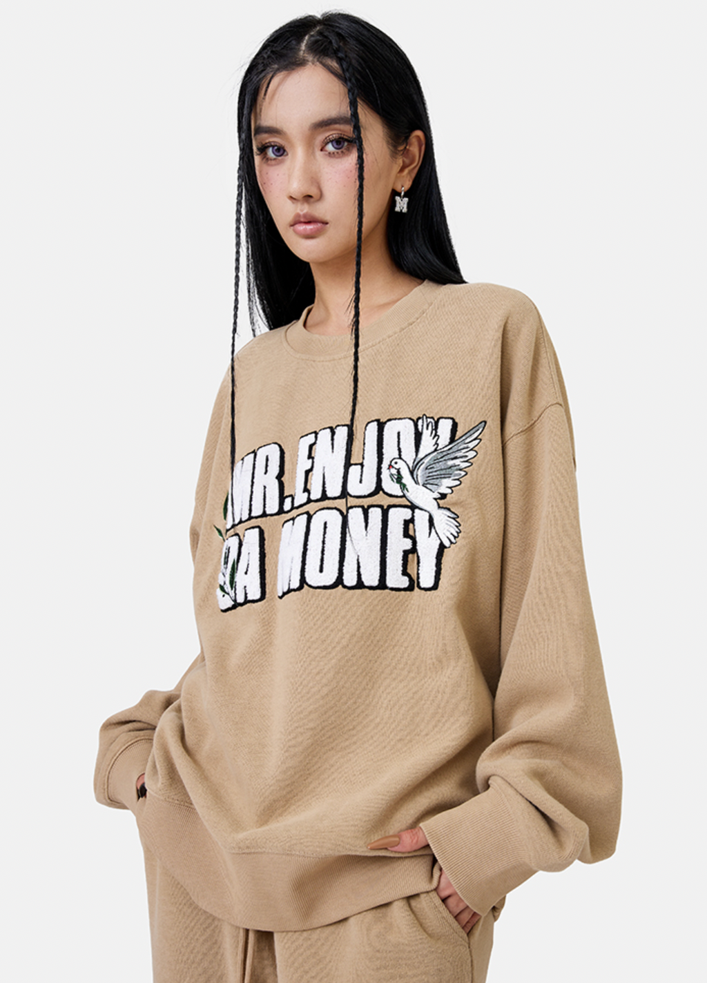 MEDM Three Dimensional Embroidery Sweatshirts