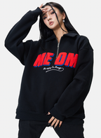 MEDM Half Zipper Logo POLO Sweatshirts