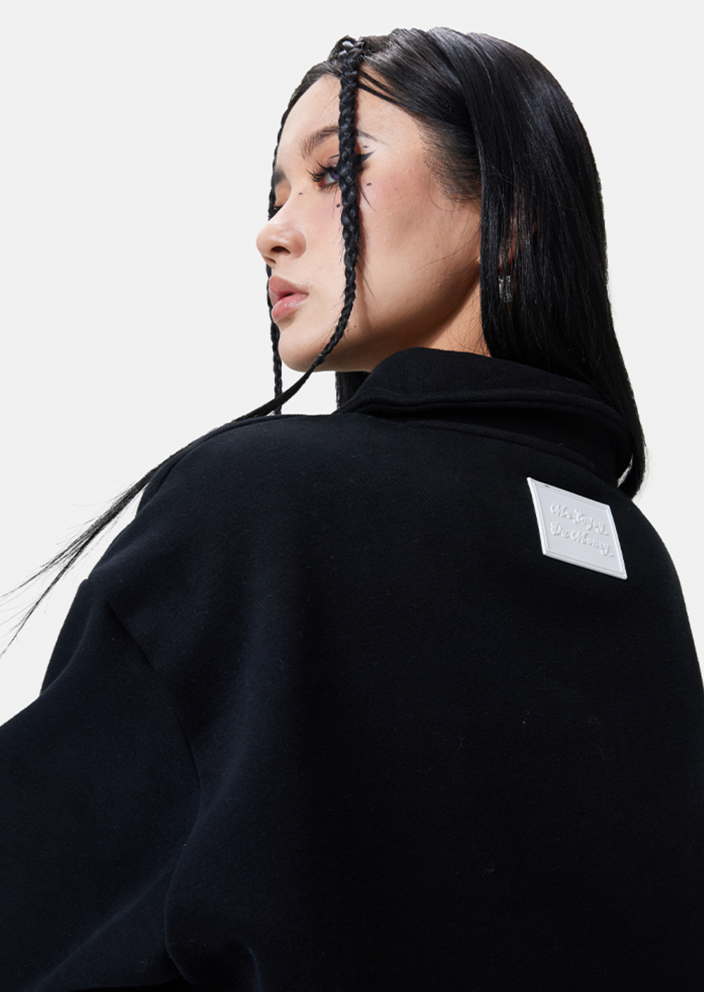 MEDM Half Zipper Logo POLO Sweatshirts