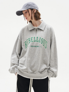 Harsh and Cruel Half Zipper POLO Sweatshirts