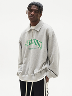 Harsh and Cruel Half Zipper POLO Sweatshirts
