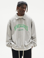 Harsh and Cruel Half Zipper POLO Sweatshirts