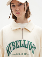 Harsh and Cruel Half Zipper POLO Sweatshirts