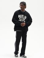 Harsh and Cruel Retro Theme Round Neck Sweatshirts