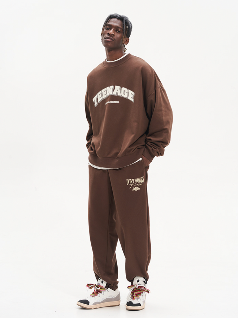 Harsh and Cruel Teenage Printed Loose Sweatshirts
