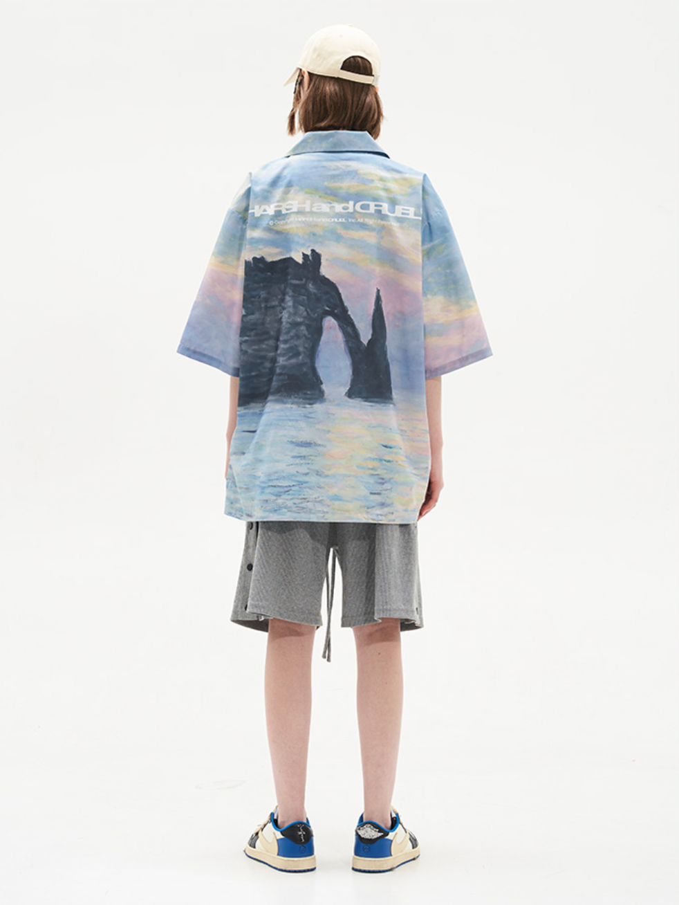 Harsh and Cruel Impressionist Sunset Oil Painting Shirt