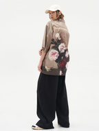 Harsh and Cruel Vintage Floral Oil Painting Cuban Shirt