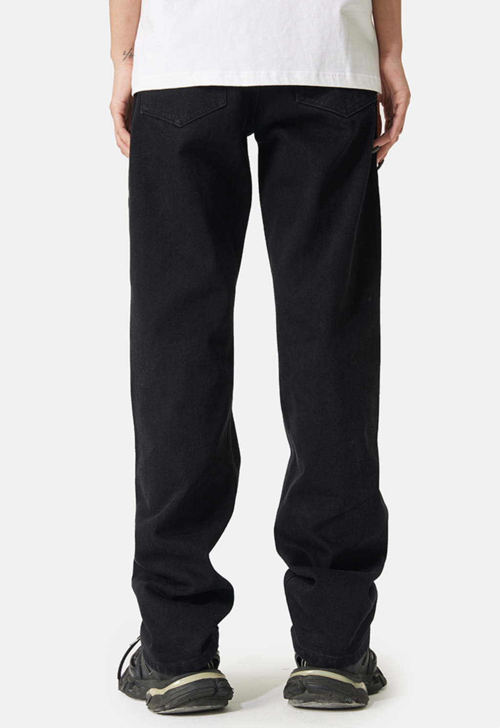 MEDM LOGO Embroidery Denim Pants