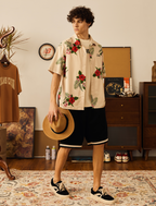 PRBLMS Hawaiian Flower Short Sleeved Shirt