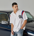 PRBLMS LOGO Striped Short Sleeved Shirt