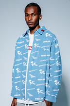 PRBLMS Car Logo Full Printed Long Sleeved Shirt
