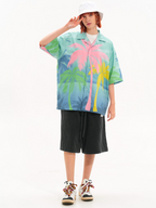 Harsh and Cruel Hawaiian Sunset Cuban Shirt