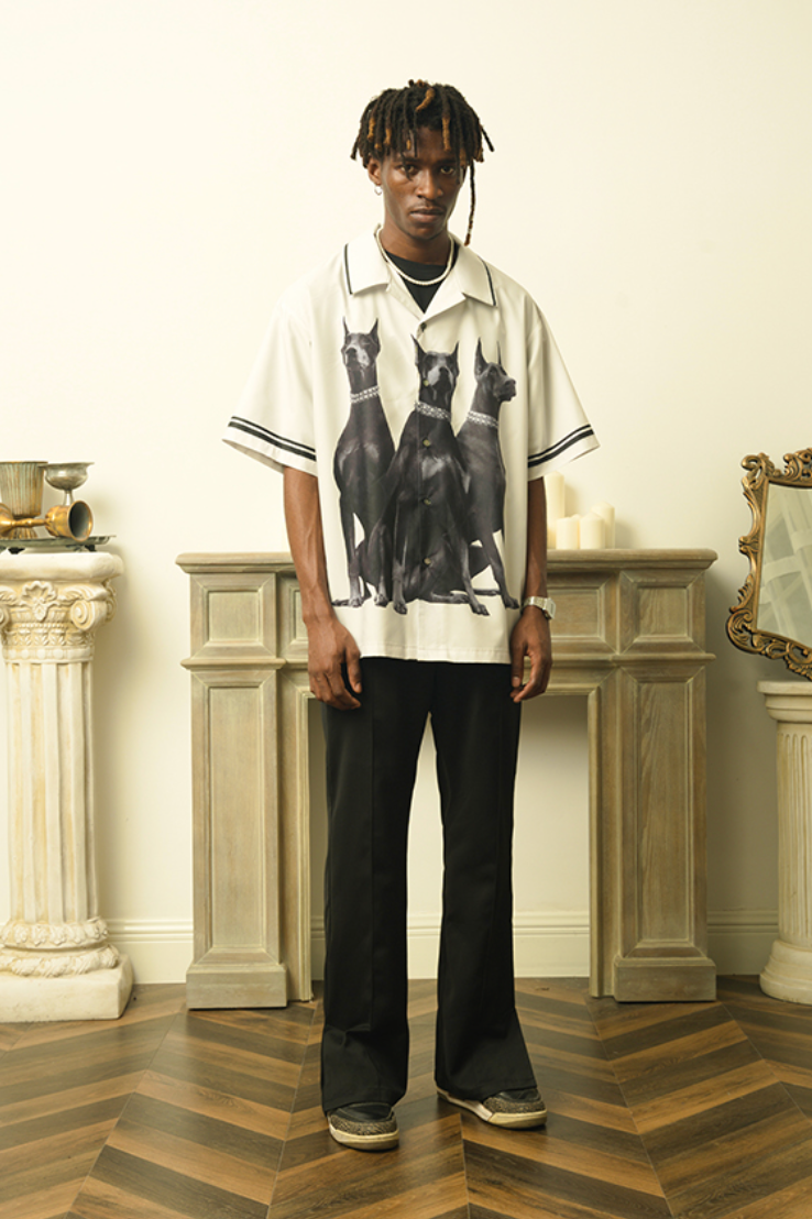 EMPTY REFERENCE Doberman Short Sleeve Shirt